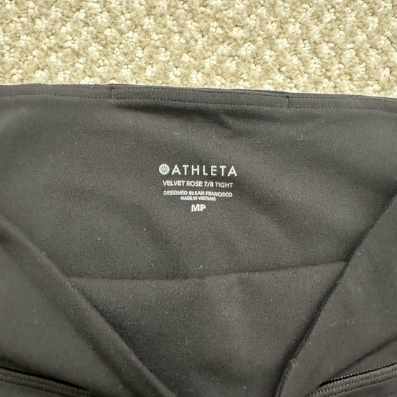 Athleta Velvet Rose 7/8 Leggings MP - Picture 5 of 5